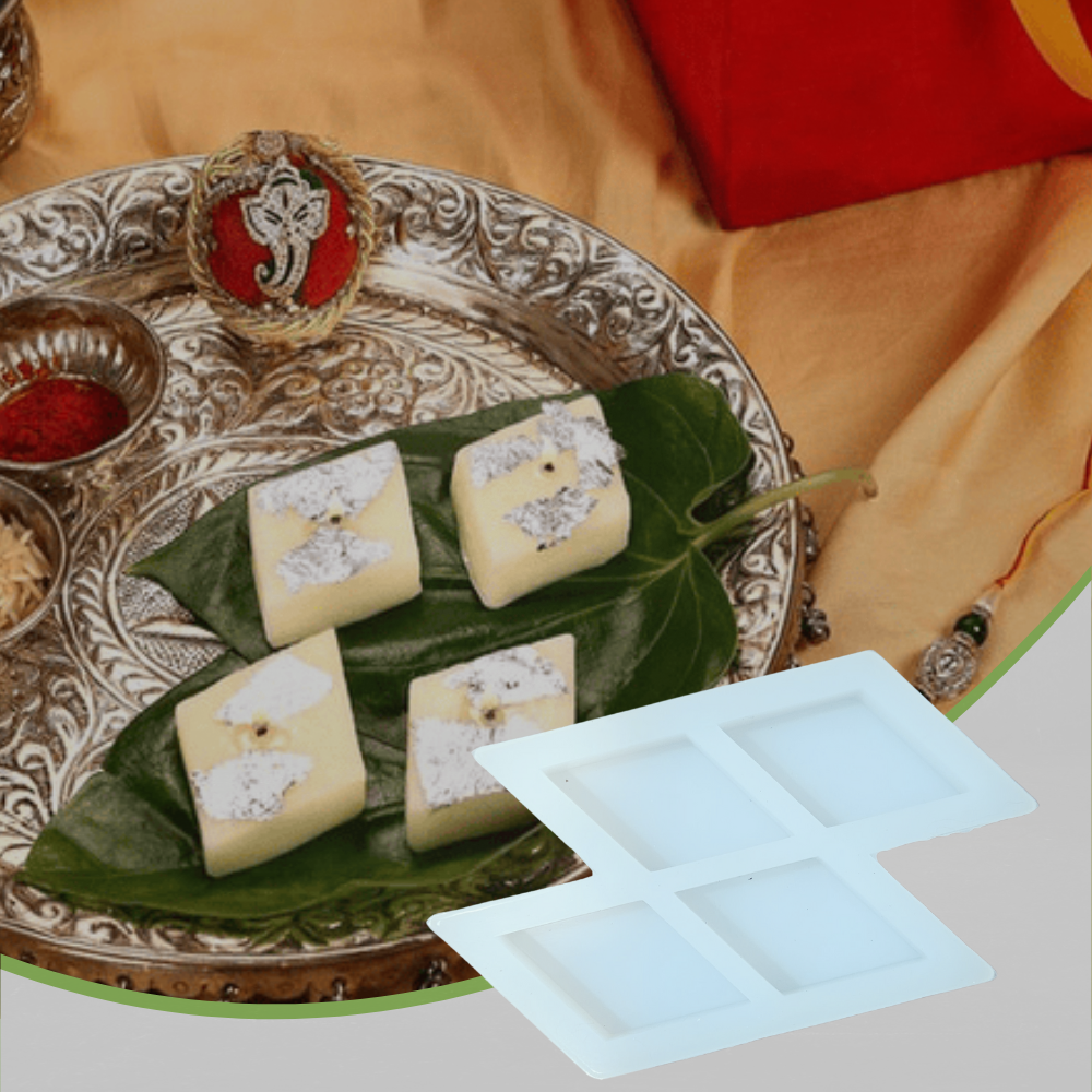 SILICOMOLDS- Kaju Katli Candle Molds